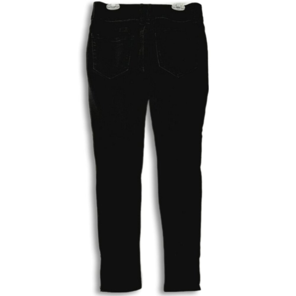 EVERMORE Ankle Zip Black Denim Skinny Leg Jeans Sz 4 - Picture 9 of 15